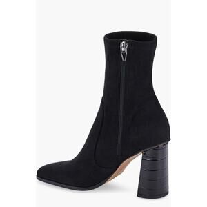 Dolce Vita Women's Petya High Heel Booties Size 9.5 Black Stella Suede